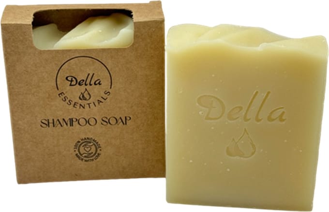 Della Essentials Shampoo Bar - Vaste Shampoo Zeep voor Haar - Handgemaakt, Biologisch & Vegan - 100 gram