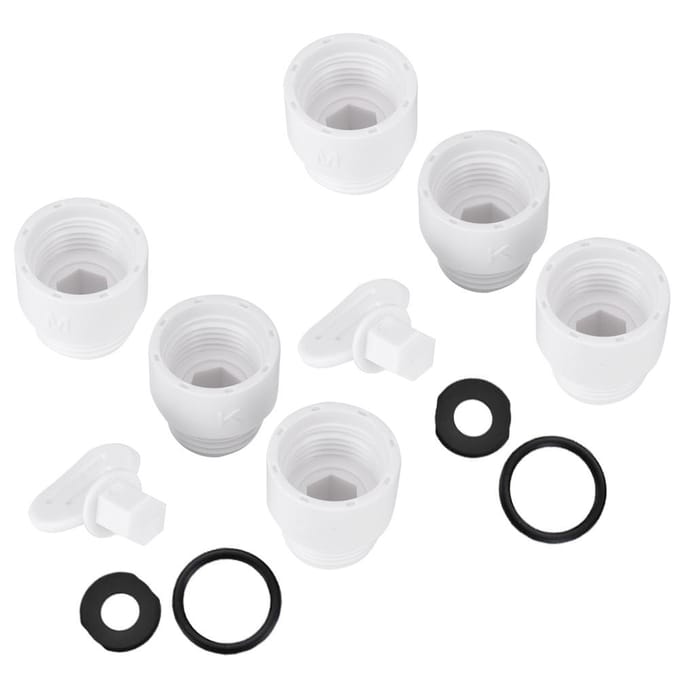 ABS Japanse Douche Adapter KMG Connector Slang Converter Badkamer Accessoire Draad G 1/2in white