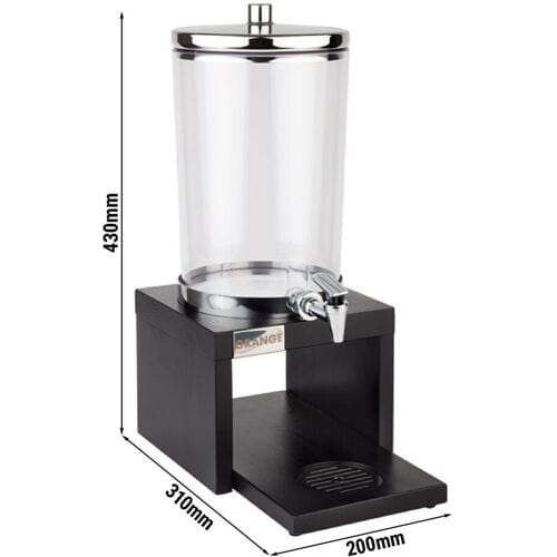 GGM Gastro Saftspender - BRIDGE - 4 Liter - inkl. Standfuß, 2 Akkus & Touchless Adapter