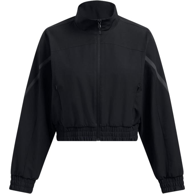 Under Armour Dames-top met trechterhals en lange mouwen (Zwart)