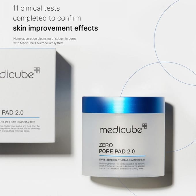 Medicube ZERO PORE PAD 2.0 155g/5.46oz 155g/5.46oz blue