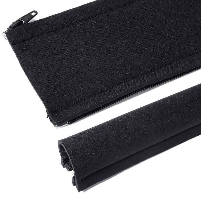 Cache-câble, manchon de gestion, organisateur de fil, cache-câble, protecteur, conception à fermeture éclair 50 cm black