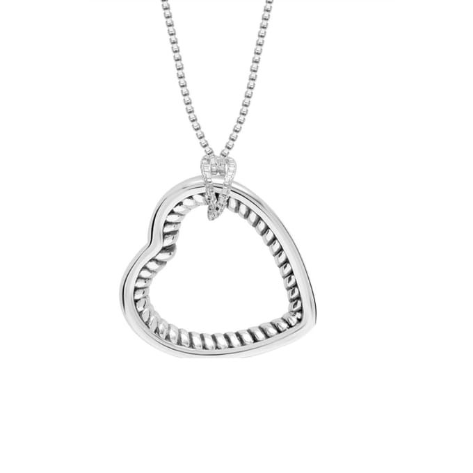 Damesketting Hart Hanger Sterling Zilver 925 BICLL021