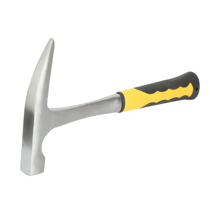 Marteau de géologue à double tête et bouche plate(tête de marteau 500g) gray