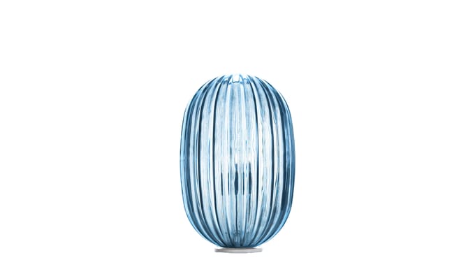 Foscarini - Plass Media Tafellamp - aquamarin - dimbaar - blauw