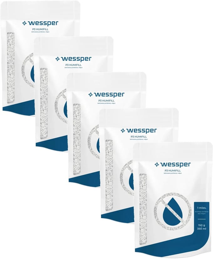 Wegwerp vochtopnemer - 350ml - 5 stuks