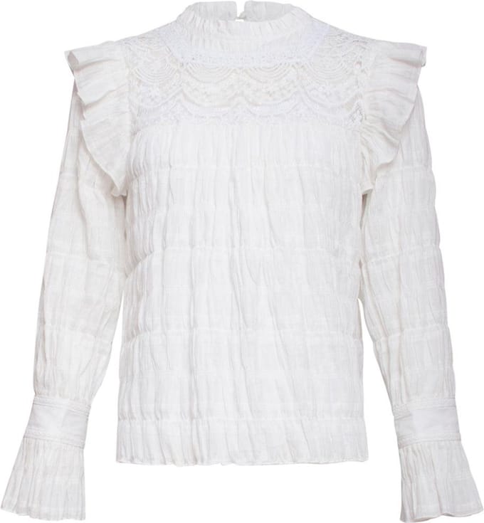 Smashed Lemon - Jeanne Top - white - 22083-000-L