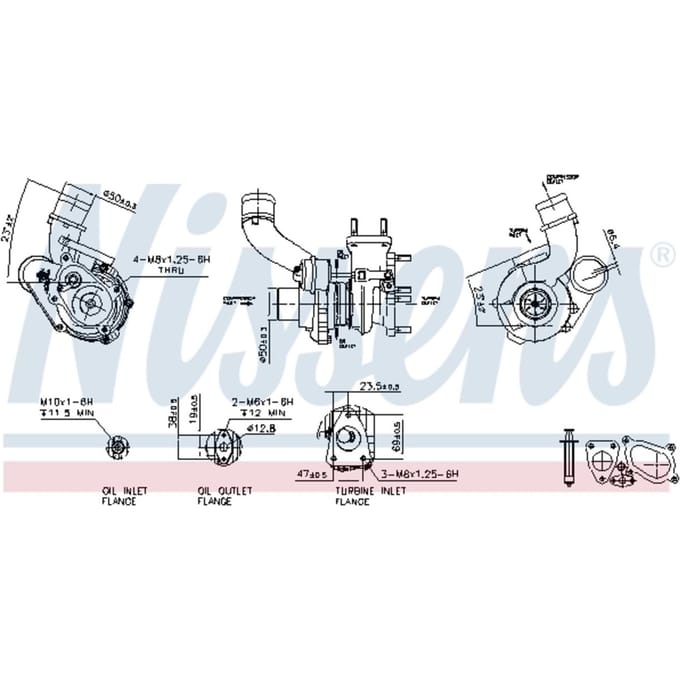 Supercharger, drukvulling NISSENS 93238