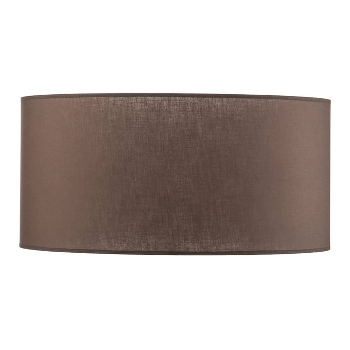 Duolla Lampenkap Roller, aardebruin, Ø 50 cm, hoogte 24 cm