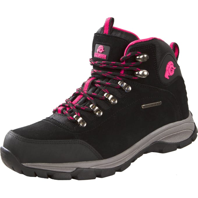 Dames Trekkingschoenen Suède Roze