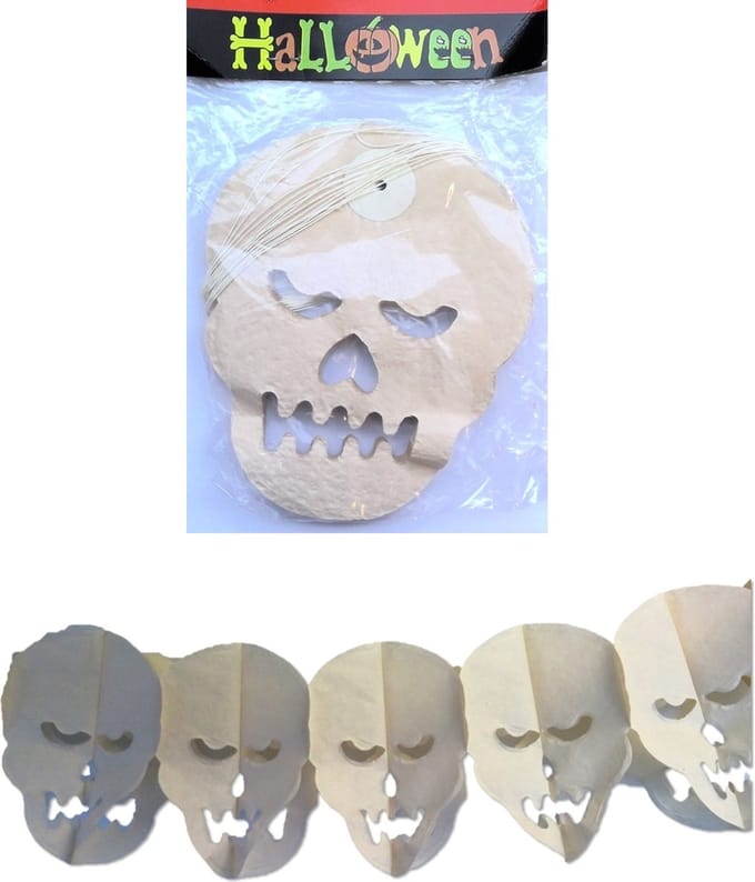 Halloween skeletten slinger 4 meter