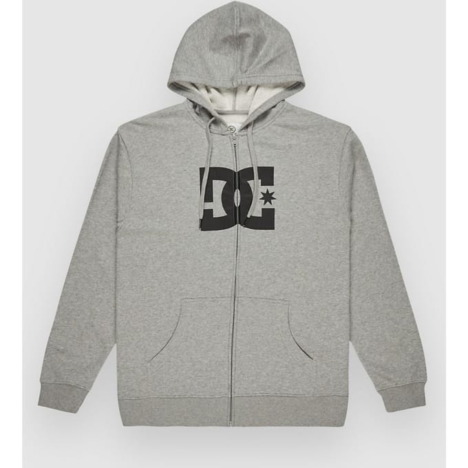 DC Star Zip Hoodie grijs