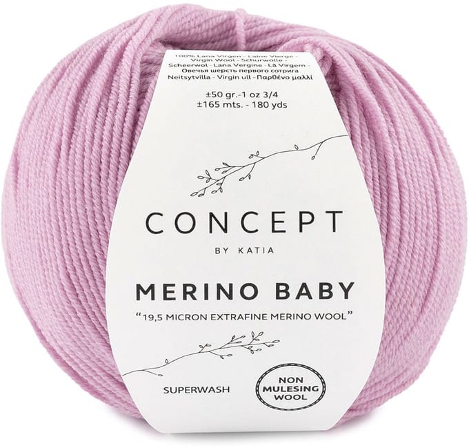 Katia Concept Merino Baby - 69 oudroze - Wol Garen