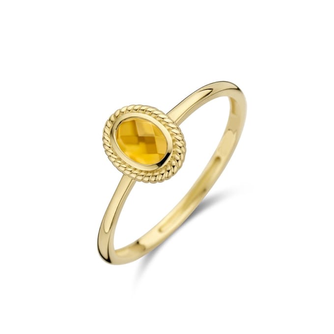 Blush 1239YMC/54 - Dames - 14 karaat goud - Ring - Goud - Maat 54
