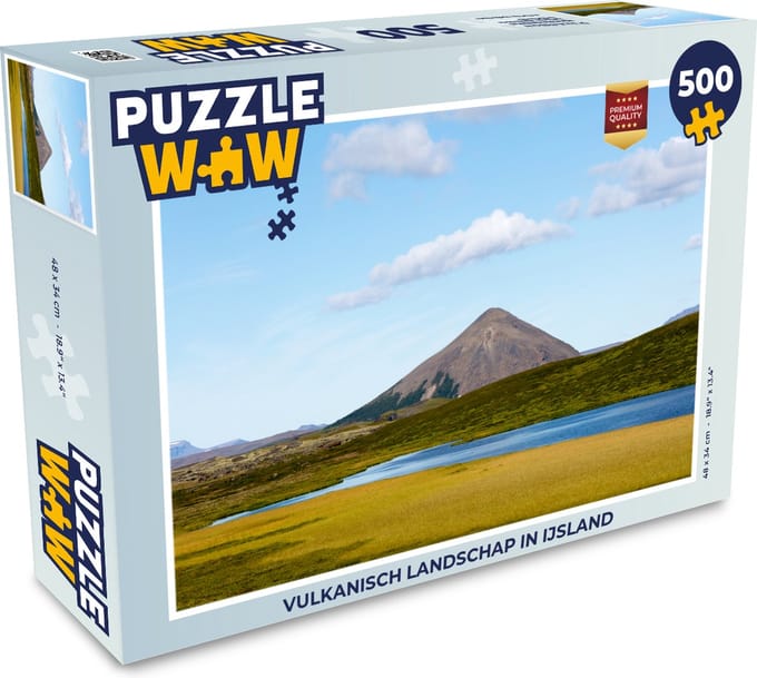 Puzzel Vulkanisch landschap in IJsland - Legpuzzel - Puzzel 500 stukjes