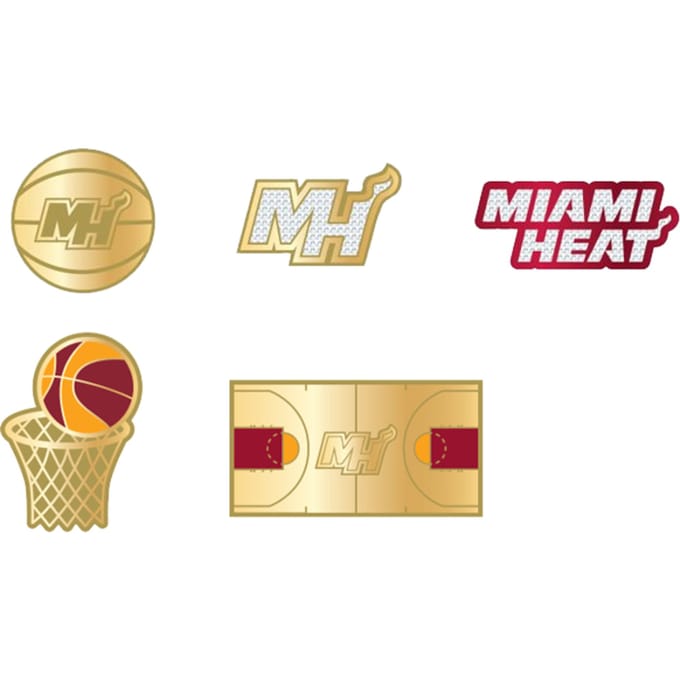 Jibbitz Crocs NBA Miami Heat (x5)