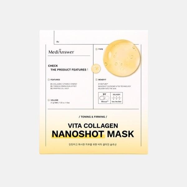 [MediAnswer] Vita Collageen Nanoshot Masker 37g*5EA beige