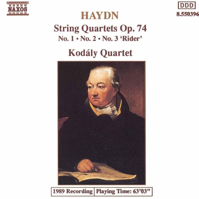 Kodály Quartet - Haydn: String Quartets Op. 74, Nos. 1-3 (CD)