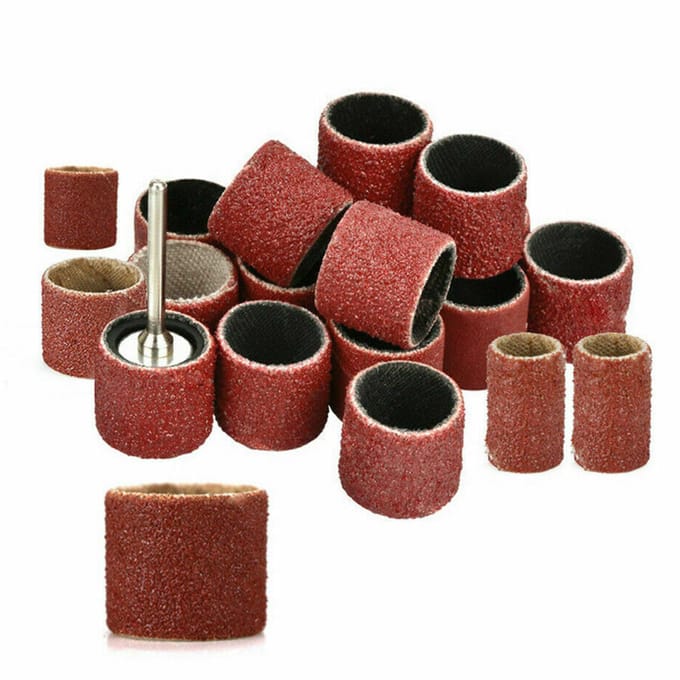 338 STUKS Schuurrol Set Nagelboor Bits Gepolijste Accessoires Roterend Gereedschap 252pcs