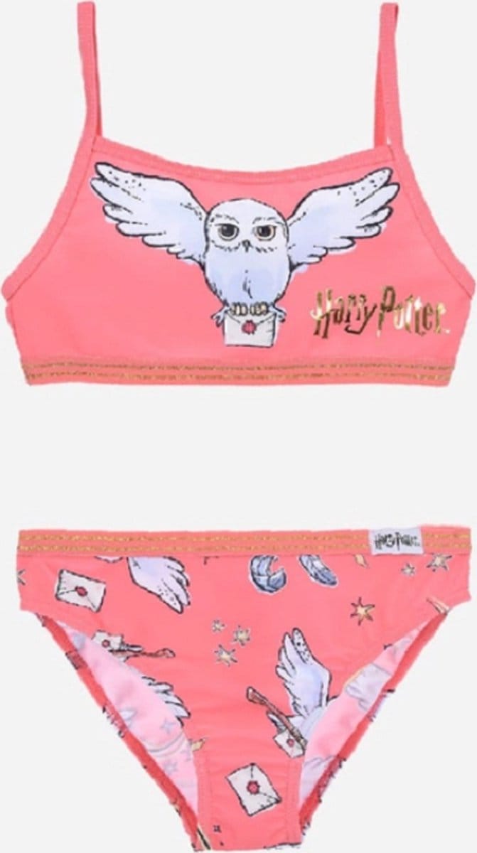 Harry Potter - kinder/ tiener - bikini - fuchsia - maat 104