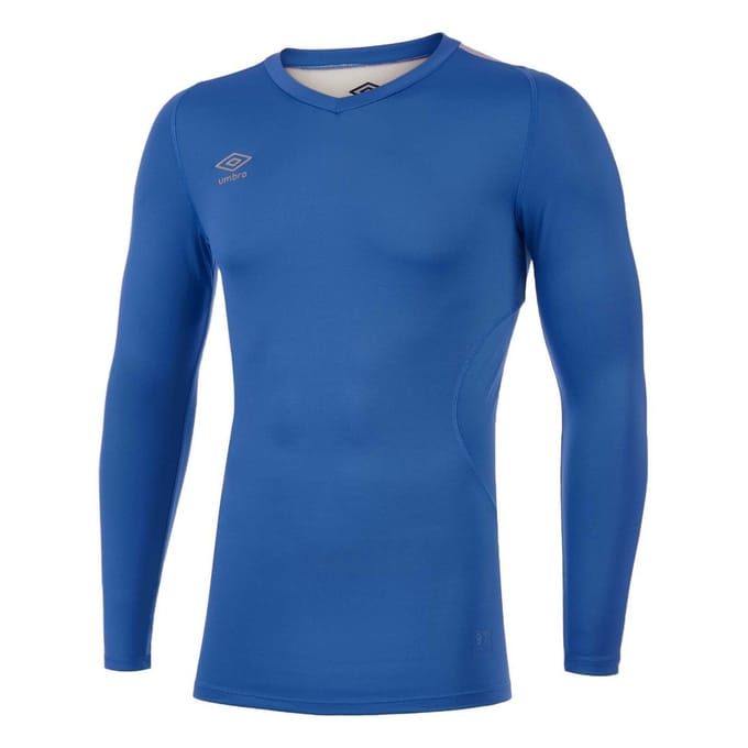 Umbro Heren Elite V Neck Base Layer Top (Koningsblauw)