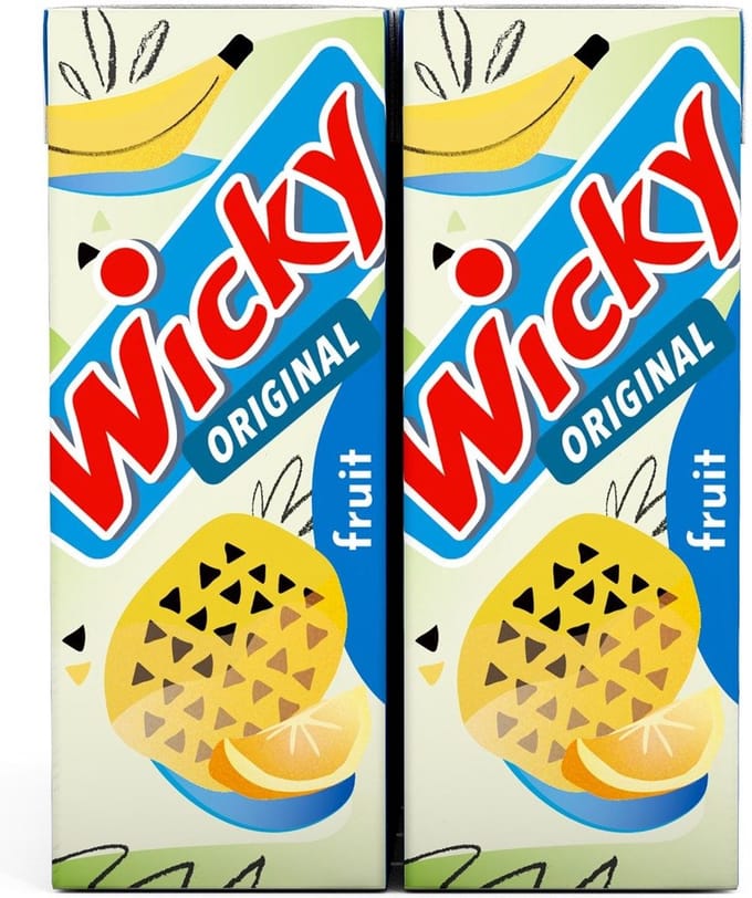 Wicky Drink Fruit Pakje - 30 x 20 cl