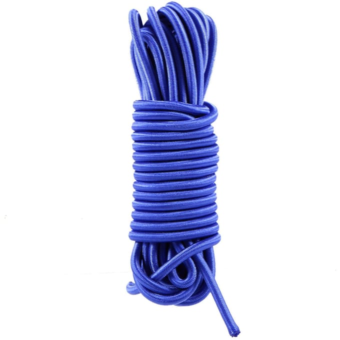 5 Meter 4mm   5mm Kajak Boot Elastisch Bungee Koord Touw 5MM blauw
