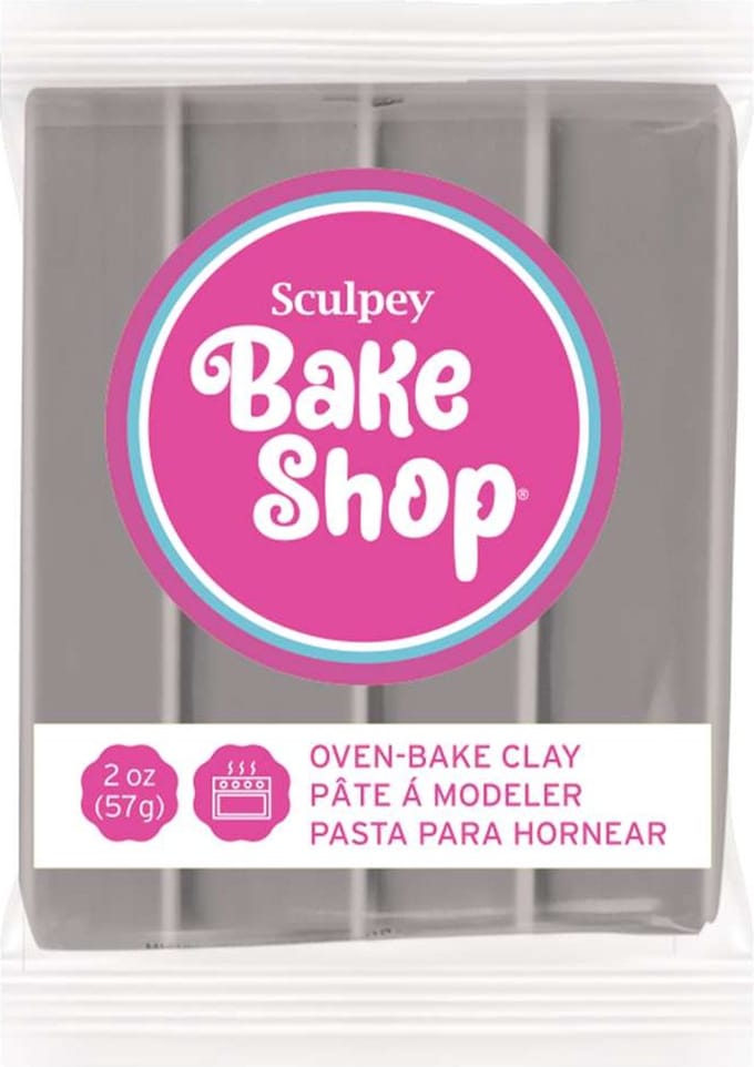 Bake shop gray - boetseerklei 57 gr - SCULPEY