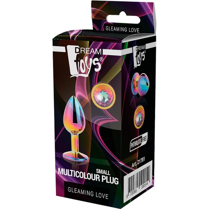 Aluminium Butt Plug Multicolour - Small