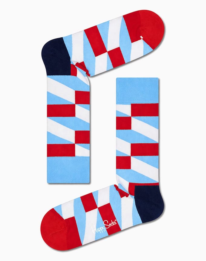 Happy Socks JFO01-4300 Jumbo Filled Optic Sock 36-40