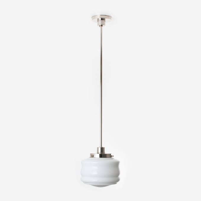 Hanglamp Bakery 20's Nikkel - Art Deco Trade
