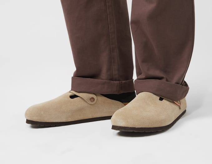 Birkenstock Boston Suede Leather Sandalen