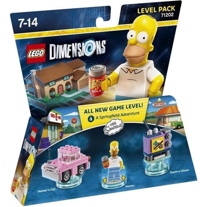 Warner Bros LEGO Dimensions Level Pack-The Simpsons (Diversen) Gebruikt