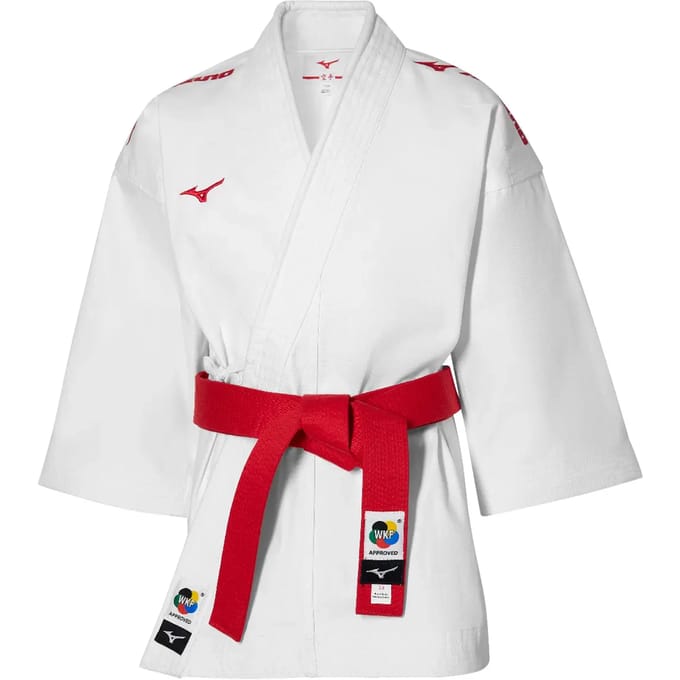 Geborduurde Karatedo-kimonojas Mizuno Kime