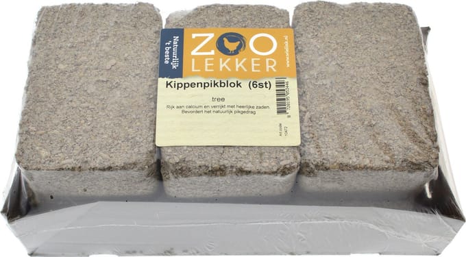Kippenpikblok | Kippensnack | 6 stuks (6x 620gram)