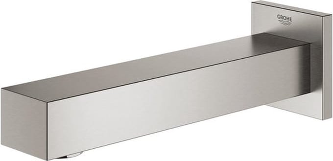Grohe Eurocube baduitloop 1/2x17cm supersteel
