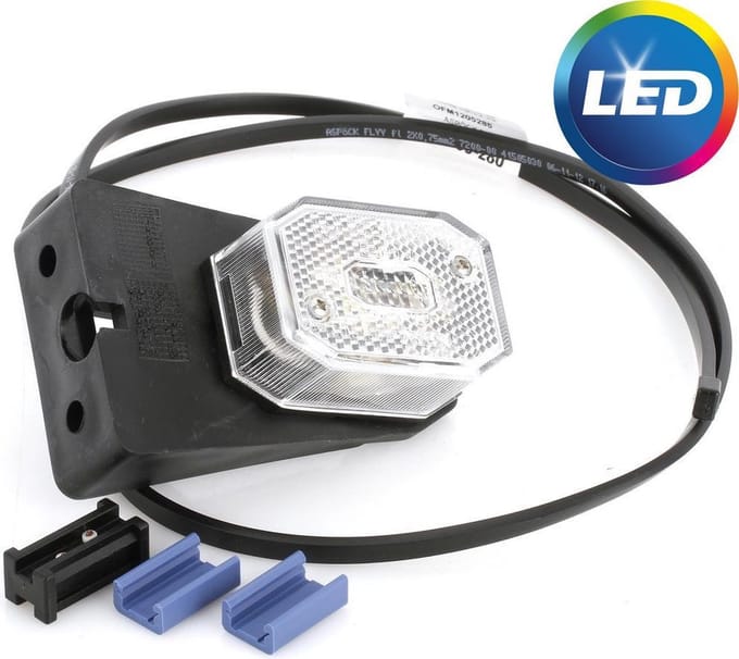 Flexipoint LED 50 cm DC-kabel op houder