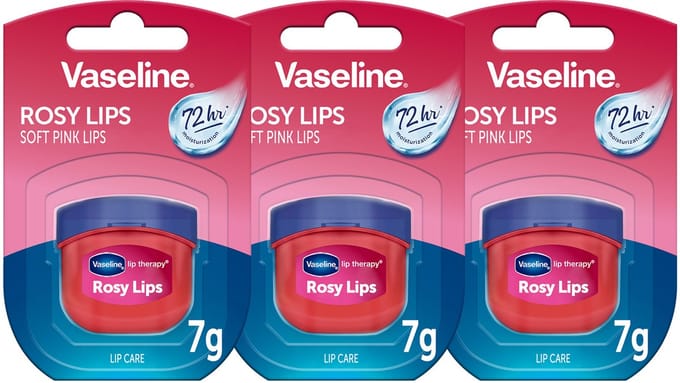 Vaseline Lip Therapy 7G Rosy I Voedende Lippenbalsem voor optimale hydratatie | 3 x 7g