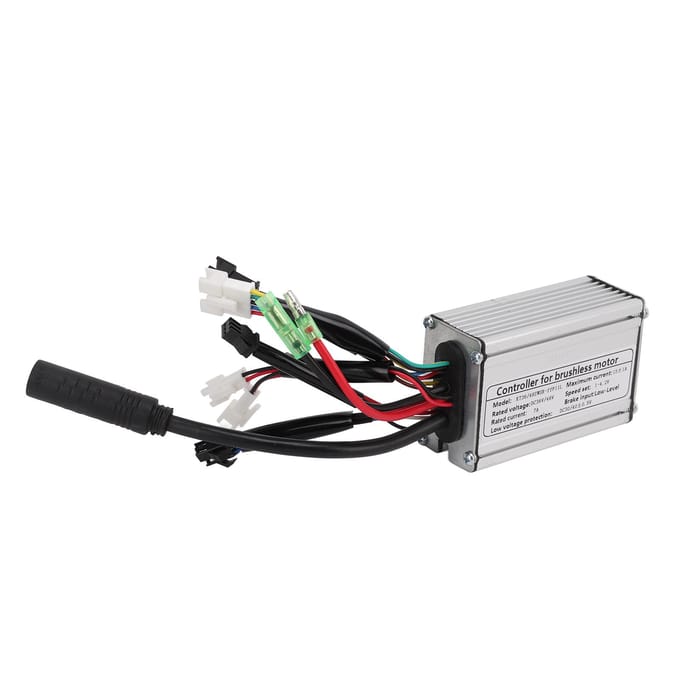 36V 48V 15A 6 Mosfets Controller Aluminiumlegering Motorcontroller voor Elektrische Fiets Accessoires gray