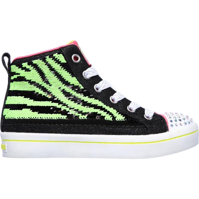 Skechers Twi-Lites 2.0-Neon Muse Meisjes Sneakers - Black/Neon Pink
