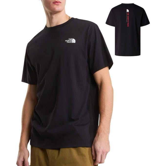 The North Face Vertical Logo Grap Shirt Heren - Maat M