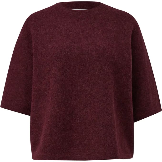 T-shirt met korte mouwen en relaxte pasvorm dames COMMA