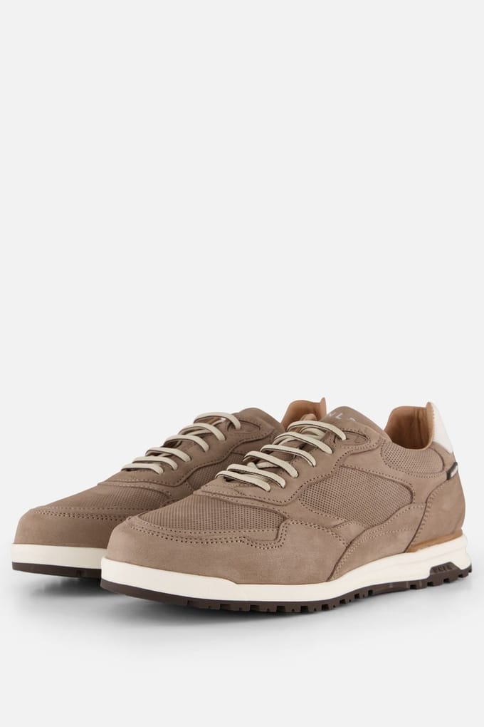 Van Lier Sneakers taupe Nubuck - Maat 41