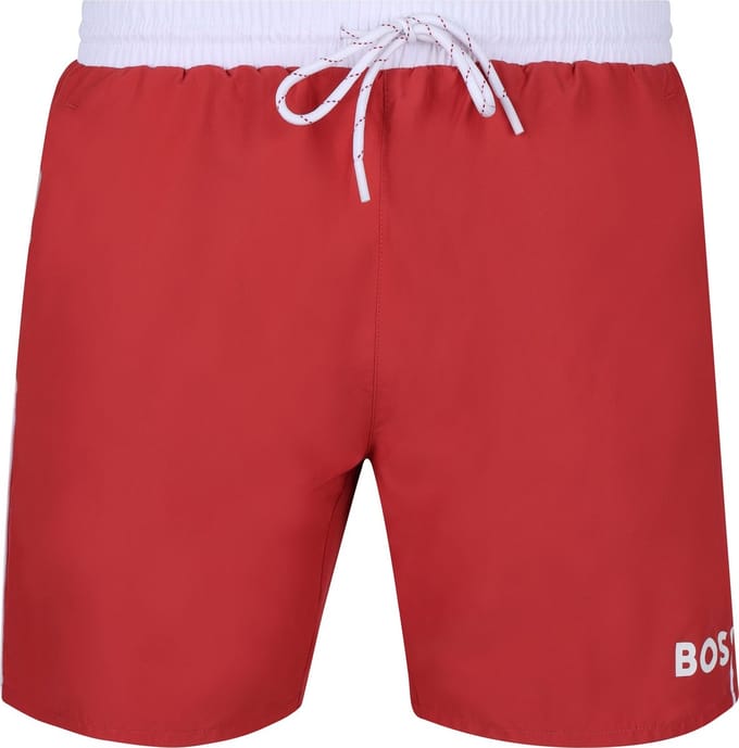 BOSS Zwembroek Starfish Rood - Maat M - Heren