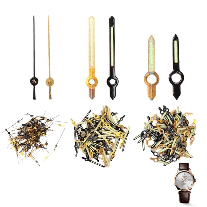 Dailygoods - Professionele Vervangende Horloge Naalden Set van 100 Stuks