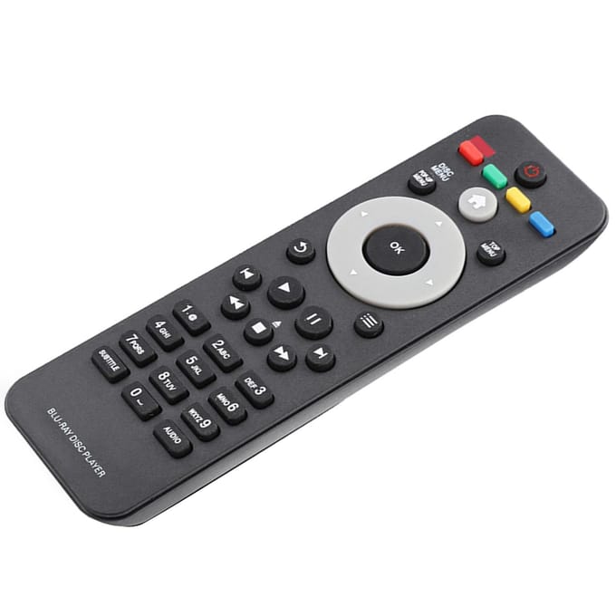 Pour Télécommande Lecteur Blu-Ray RC 2820 Télécommande à Gros Boutons white