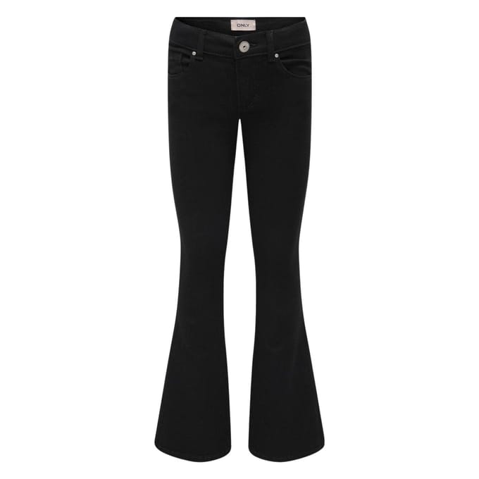 ONLY KOGROYAL LIFE REG FLARED PIM600 NOOS Meisjes Jeans - Black Denim