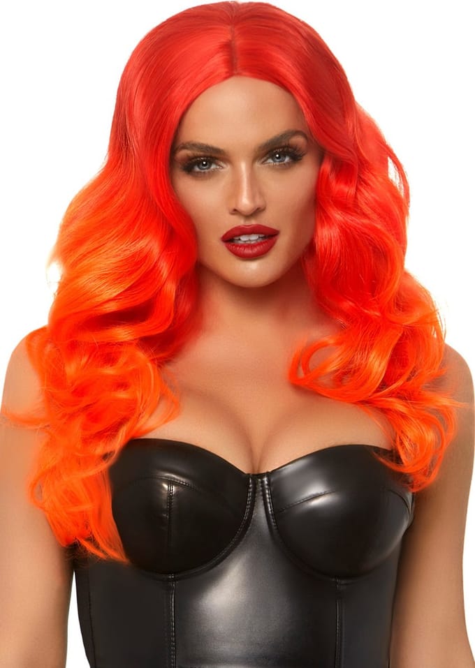 Ombre long wavy wig