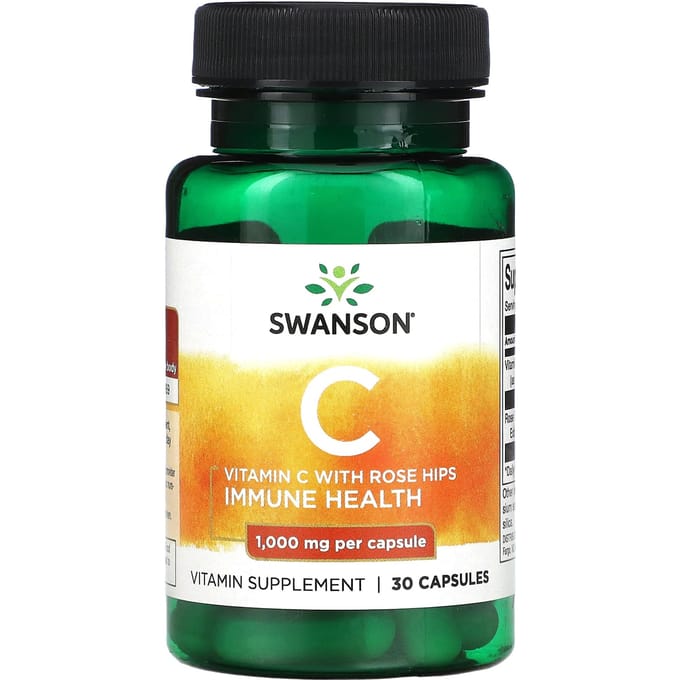 Vitamine C, Rozenbottel, 30 Capsules