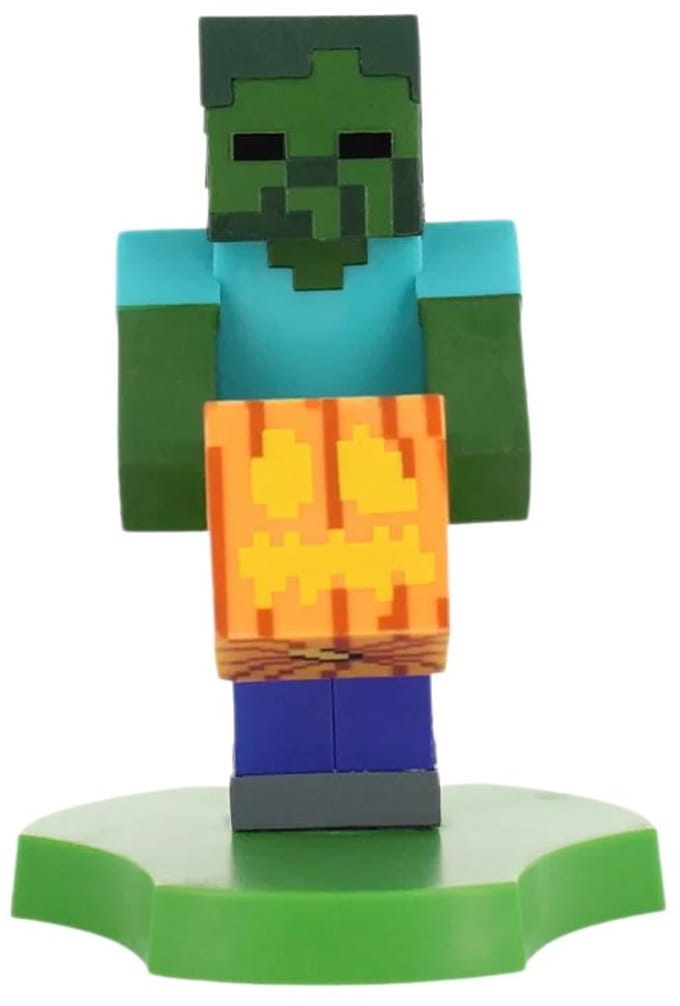 Minecraft - Zombie - figurine standaard voor telefoon | oplaadcase (Cable Guys Mini)